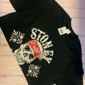 Stoney  LaRue Skull Bandana Graphic T-Shirt